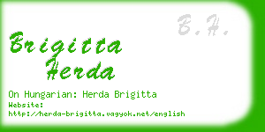 brigitta herda business card